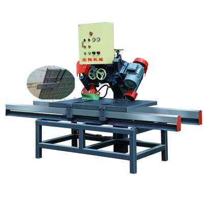 V groove machine for dry hang wall tile cladding notching slotting