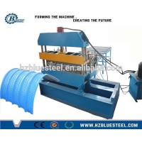 Stainless Steel Metal Roof Sheet Crimping Curving Machine