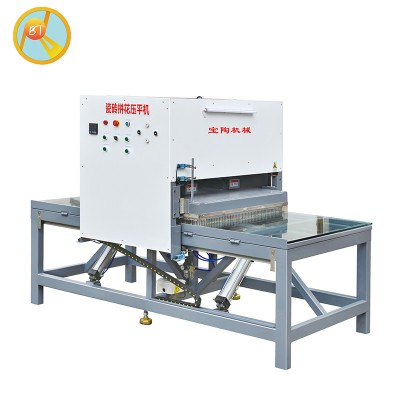 marble mosaic tile heat pressing machine for water jet floor medallion