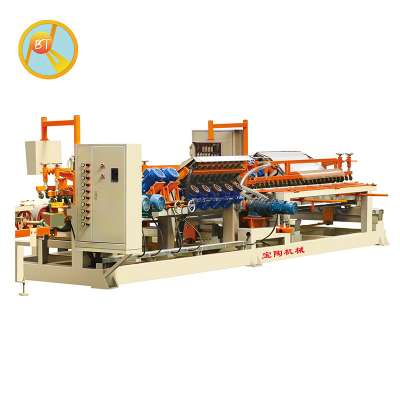 multi motor cross 2 edge chamfer grinding machine for ceramic wall tile