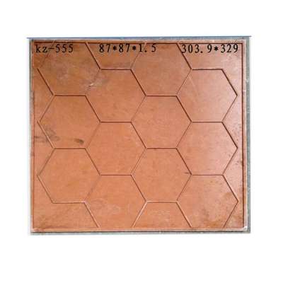 Hexagonal paving stone mold mosaic panel self-adhesive 3d relief mosaic-tile-grid