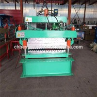 Hydraulic Cutting Metal Roof Tile Double Layer Roll Forming Machine